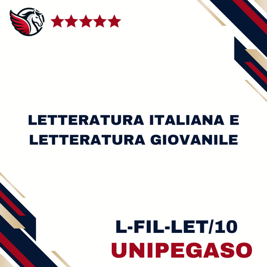 Letteratura italiana e letteratura giovanile - L-FIL-LET/10 - Lettere, Sapere Umanistico e Formazione (Editoria Digitale) L10