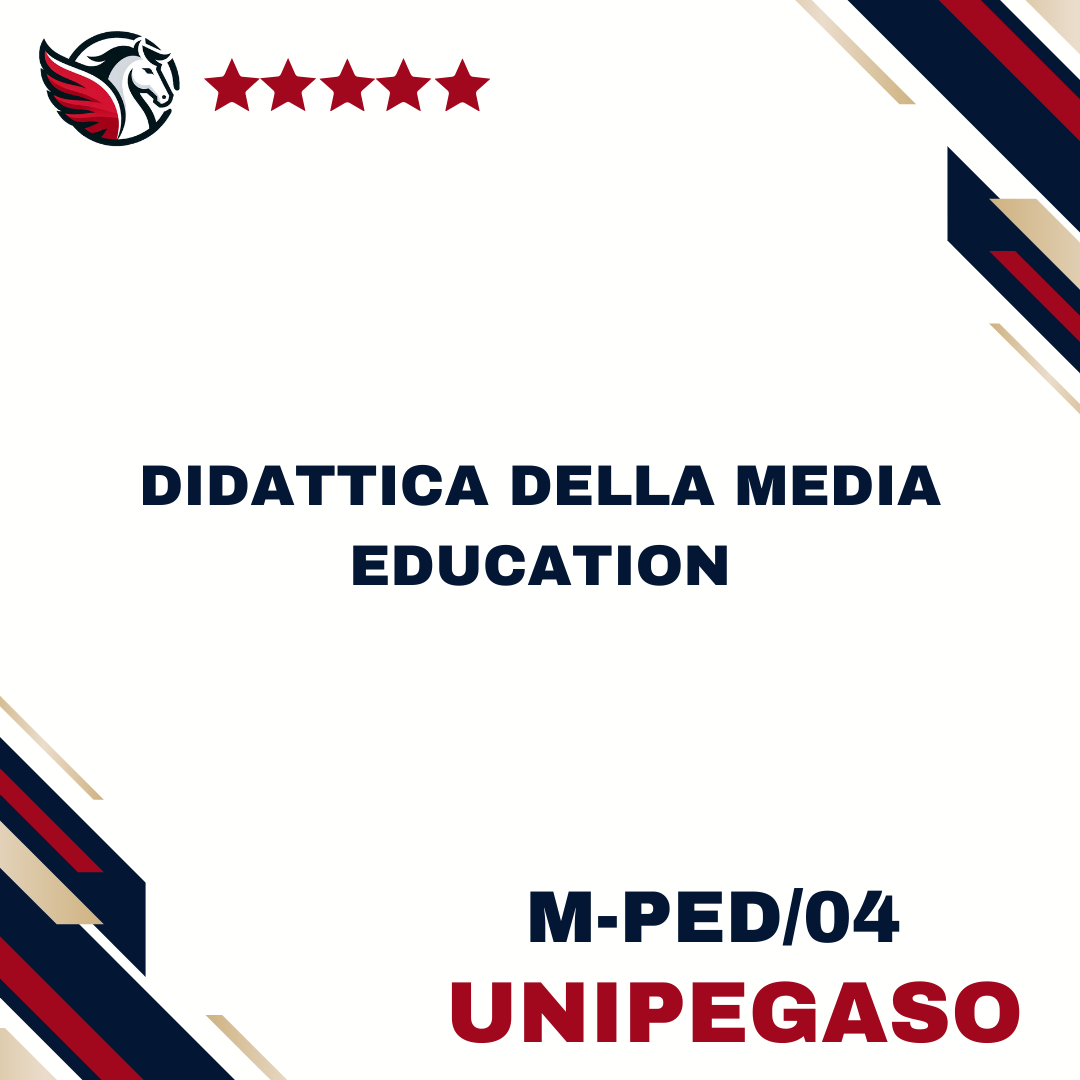 Didattica della media education - M-PED/04 - Lettere, Sapere Umanistico e Formazione (Editoria Digitale) L10