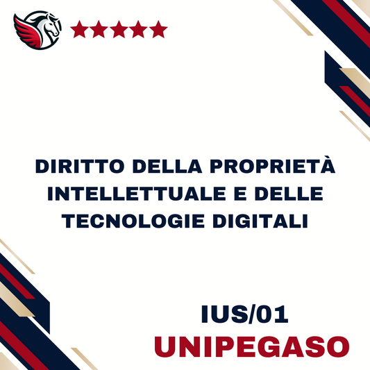 Diritto della proprietà intellettuale e delle tecnologie digitali - IUS/01 - Lettere, Sapere Umanistico e Formazione (Editoria Digitale) L10