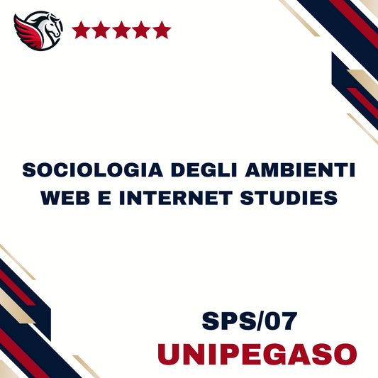 Sociologia degli ambienti web e Internet studies - SPS/07 - Lettere, Sapere Umanistico e Formazione (Editoria Digitale) L10