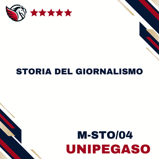 Storia del giornalismo - M-STO/04 - Lettere, Sapere Umanistico e Formazione (Editoria Digitale) L10