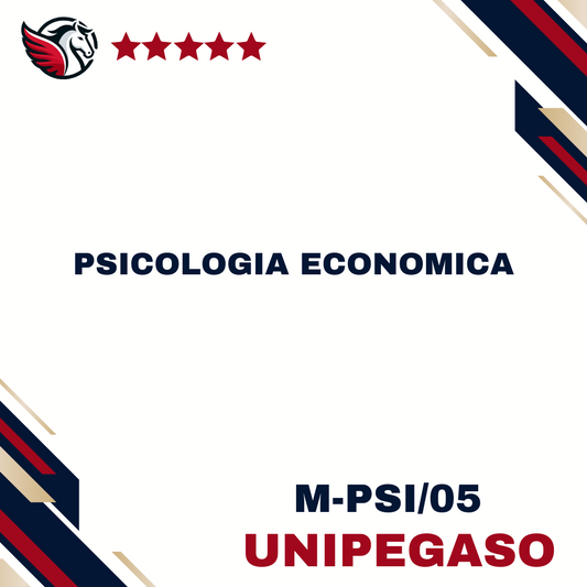 Psicologia economica - M-PSI/05 - Economia Aziendale (Economia dell'Impresa Digitale e Sostenibile) L18