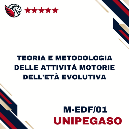 Teoria e metodologia delle attività motorie dell'età evolutiva - M-EDF/01 - Scienze dell'Educazione e della Formazione (Educatore Professionale Socio-Pedagogico) L10