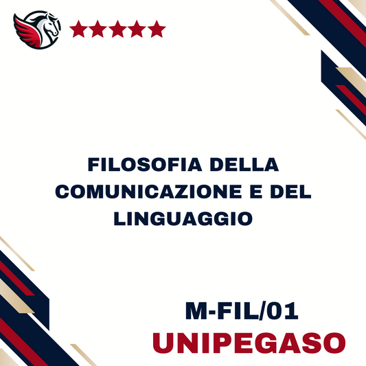 Filosofia della comunicazione e del linguaggio - M-FIL/01 - Scienze dell'Educazione e della Formazione L10