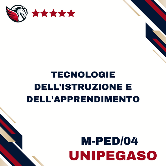 Tecnologie dell'istruzione e dell'apprendimento - M-PED/04 - Scienze dell'Educazione e della Formazione L10