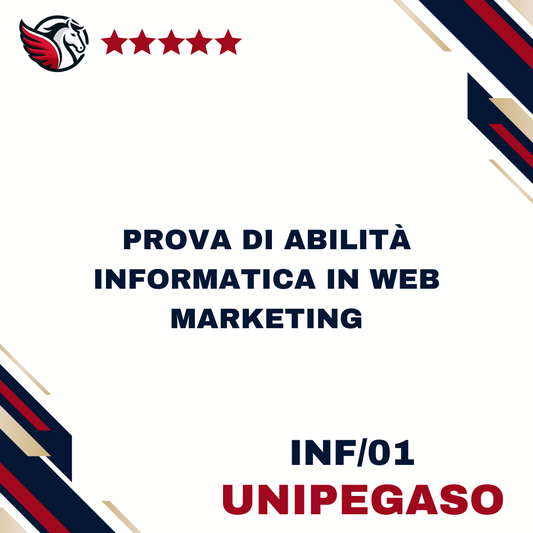 Prova di abilità informatica in Web marketing - INF/01 - Scienze Turistiche (Turismo Sostenibile) L15