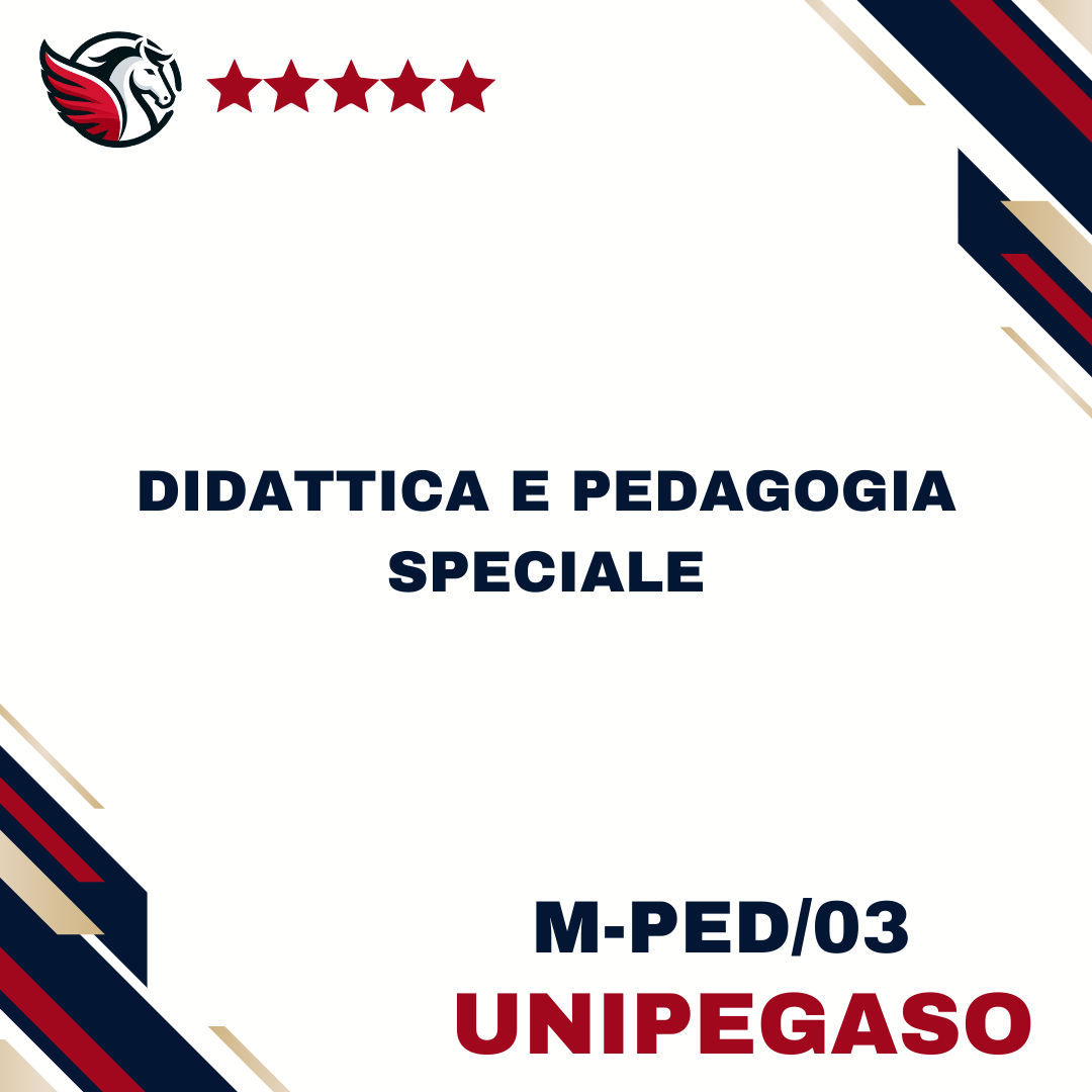 Didattica e pedagogia speciale - M-PED/03 - Filosofia ed etica L5