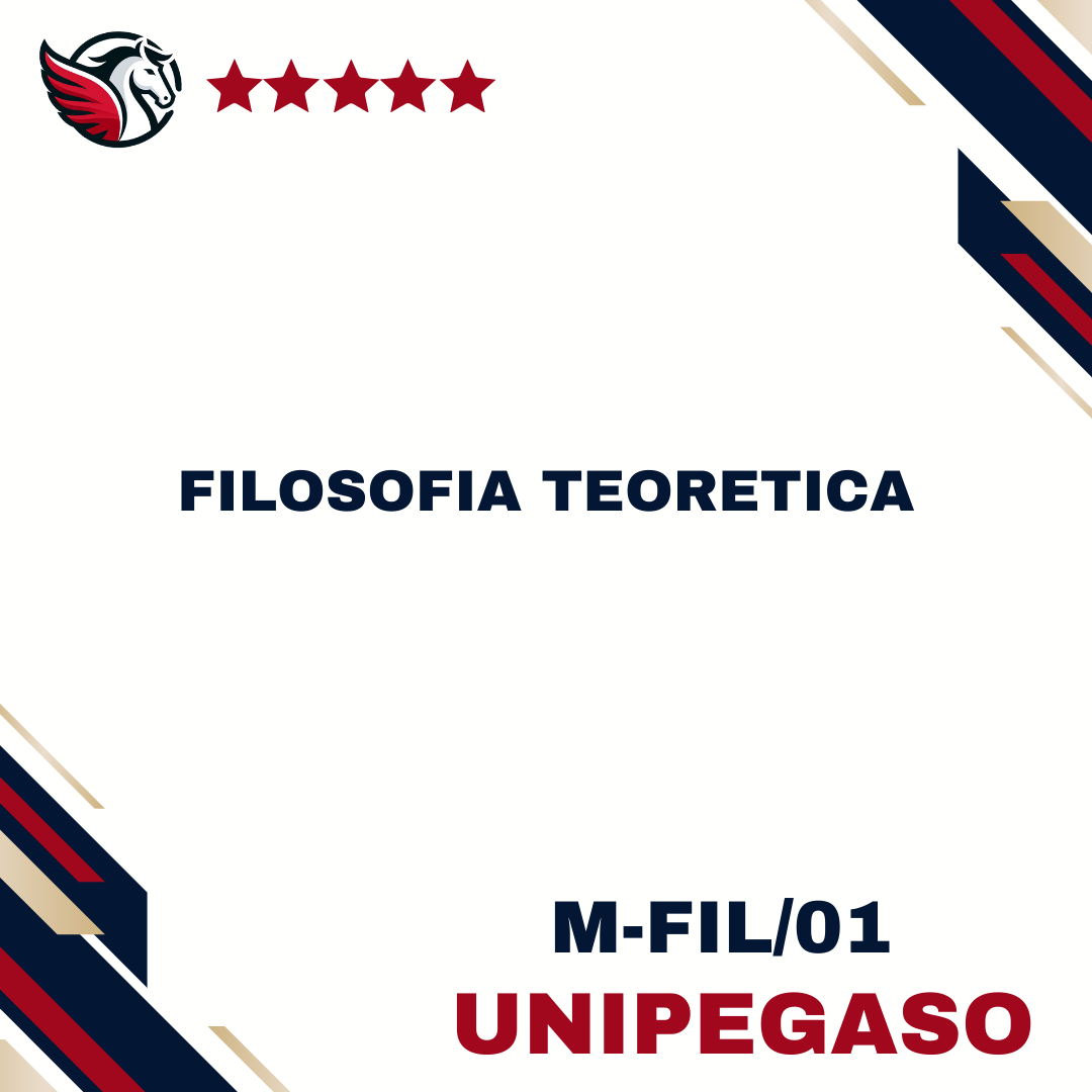 Filosofia teoretica - M-FIL/01 - Filosofia ed etica L5