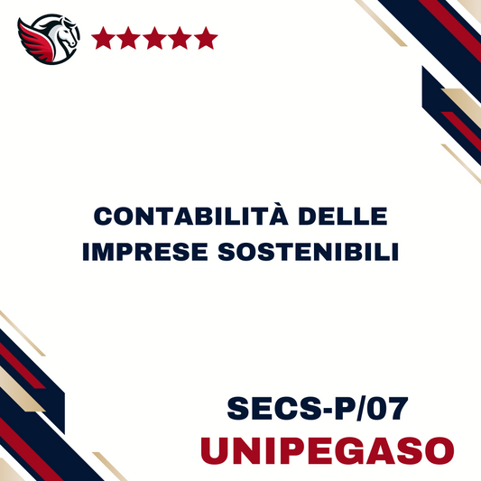 Contabilità delle imprese sostenibili - SECS-P/07 - Economia Aziendale (Economia dell'Impresa Digitale e Sostenibile) L18