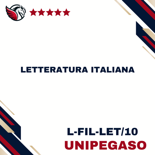 Letteratura italiana - L-FIL-LET/10 - Filosofia ed Etica (Filosofia e Scienze Psicologiche) L5